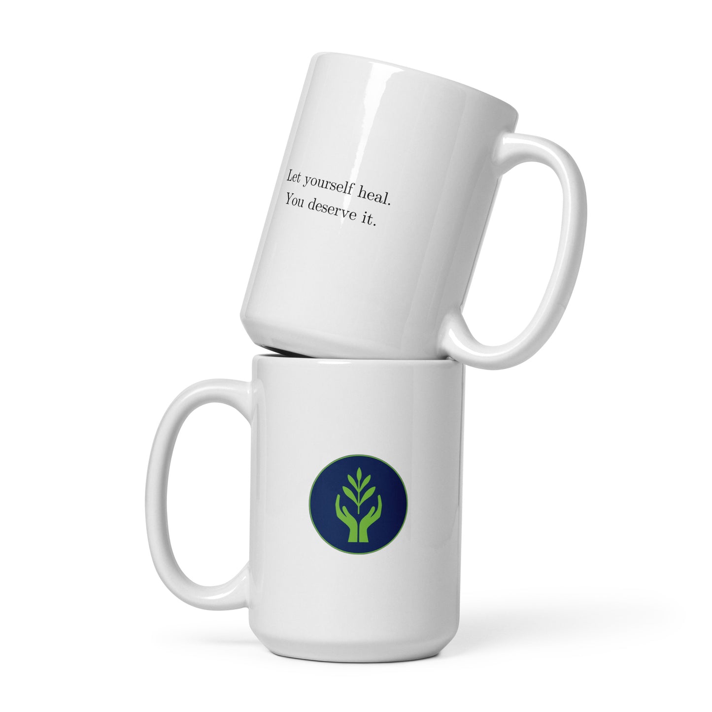 Healbean White Ceramic Mug