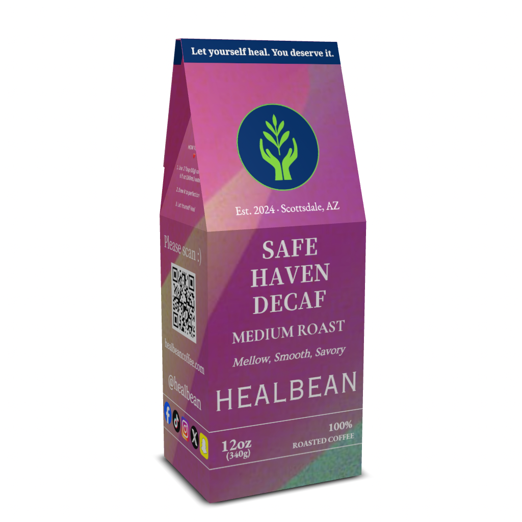 Safe Haven Decaf - Medium Roast - 12 oz