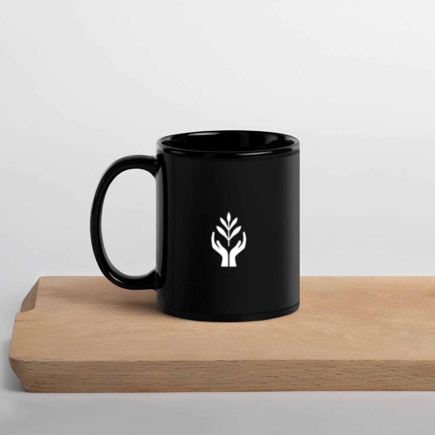 Healbean Black Ceramic Mug