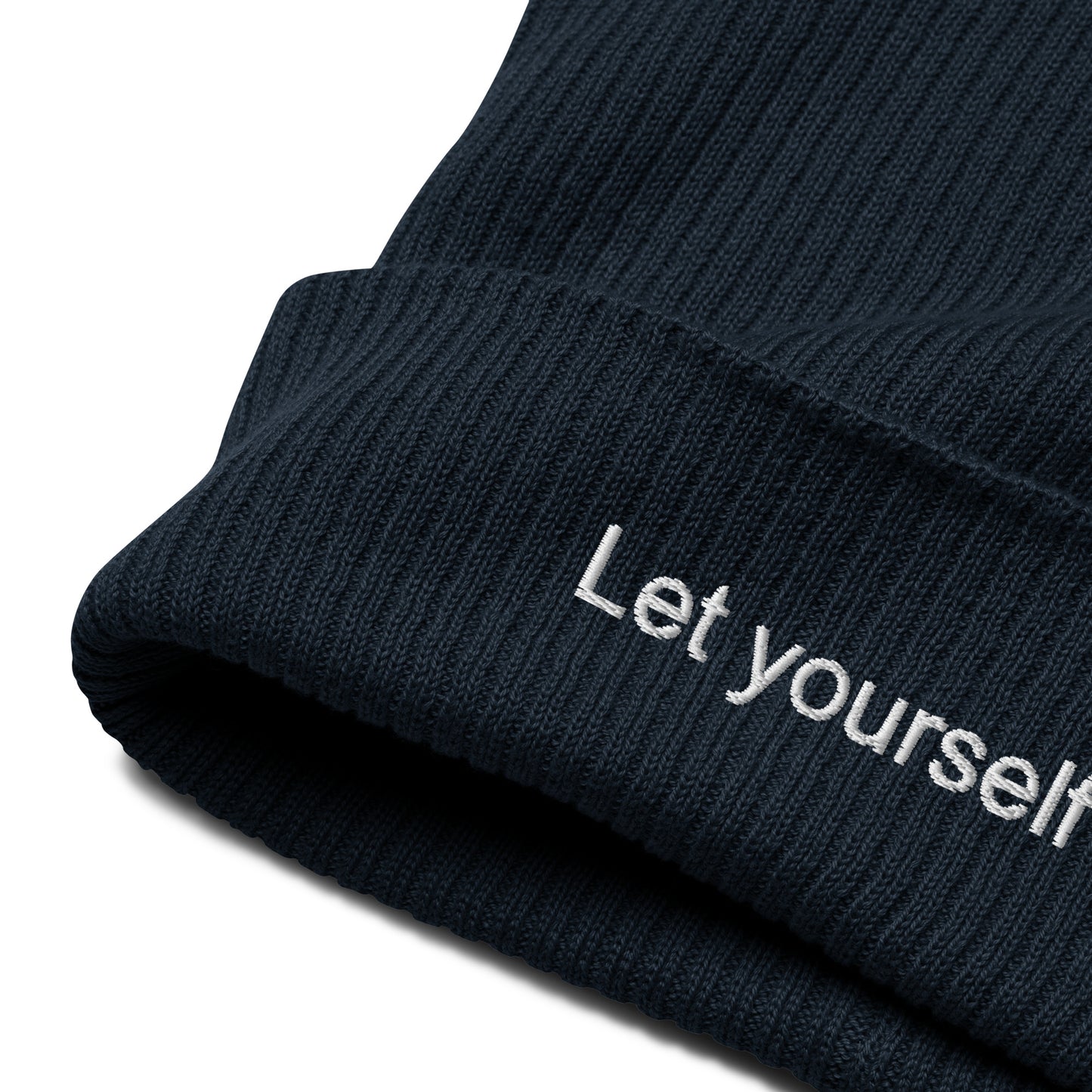 Let Yourself Heal Ribbed Beanie Unisex