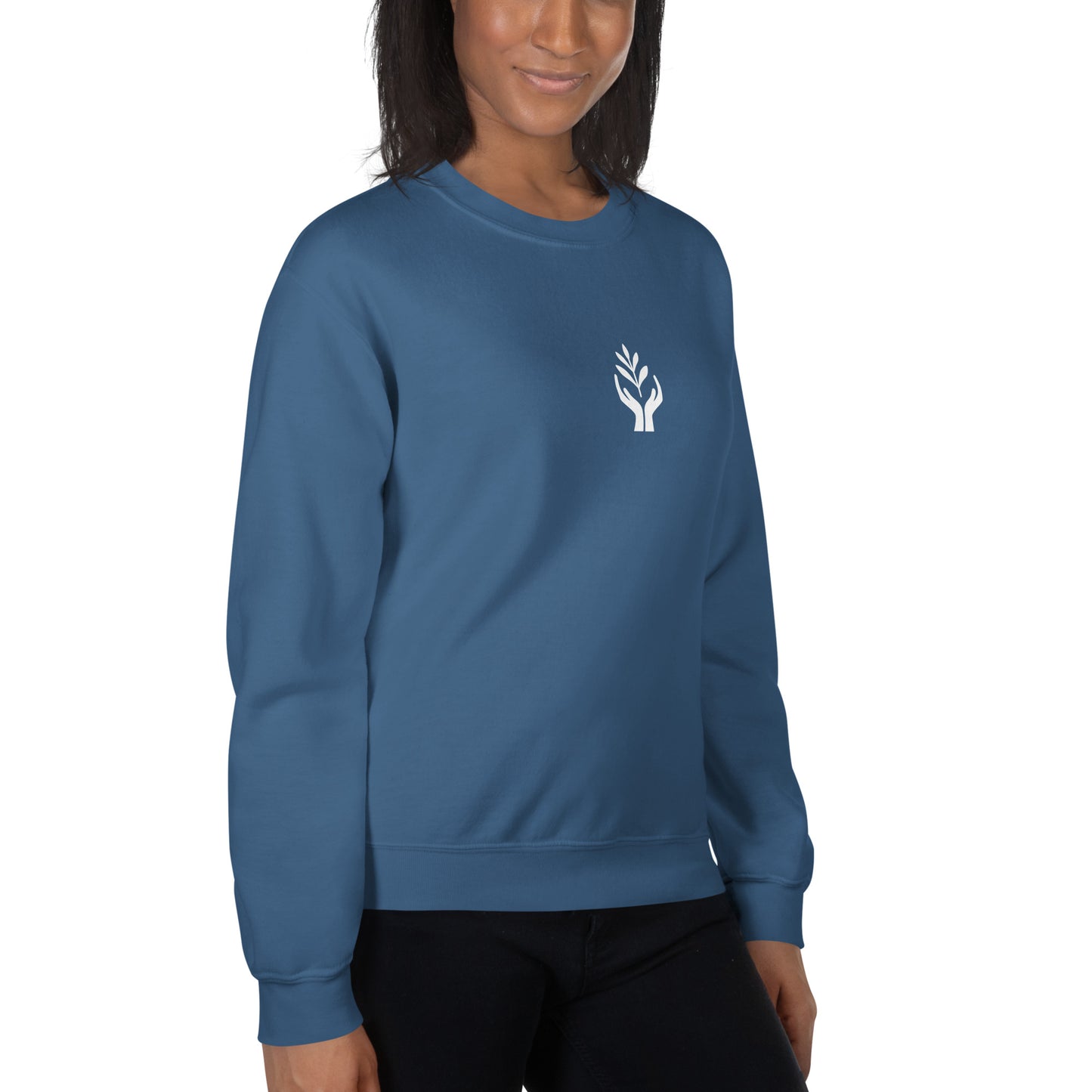 Let Yourself Heal You Deserve It Back Print Crewneck Sweatshirt Women’s