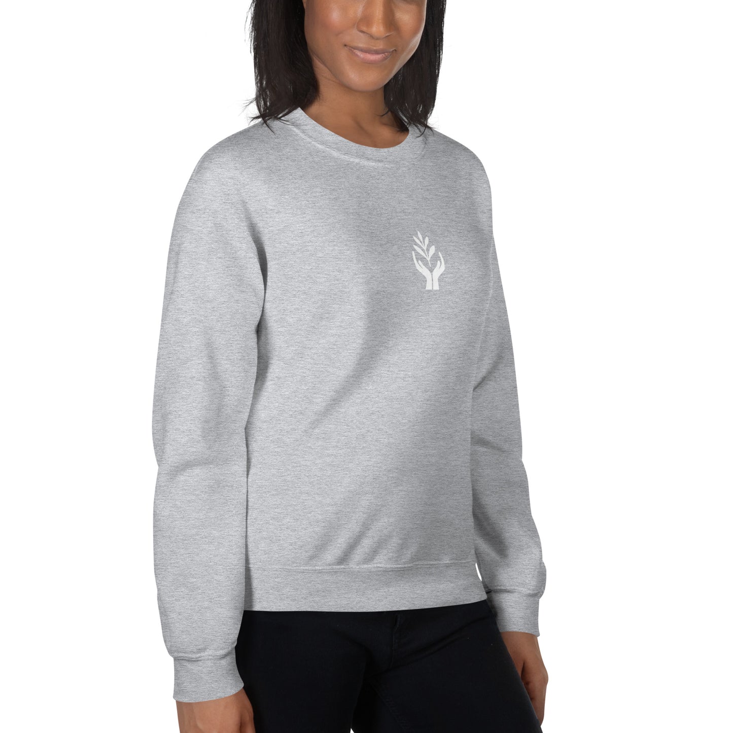 Let Yourself Heal You Deserve It Back Print Crewneck Sweatshirt Women’s