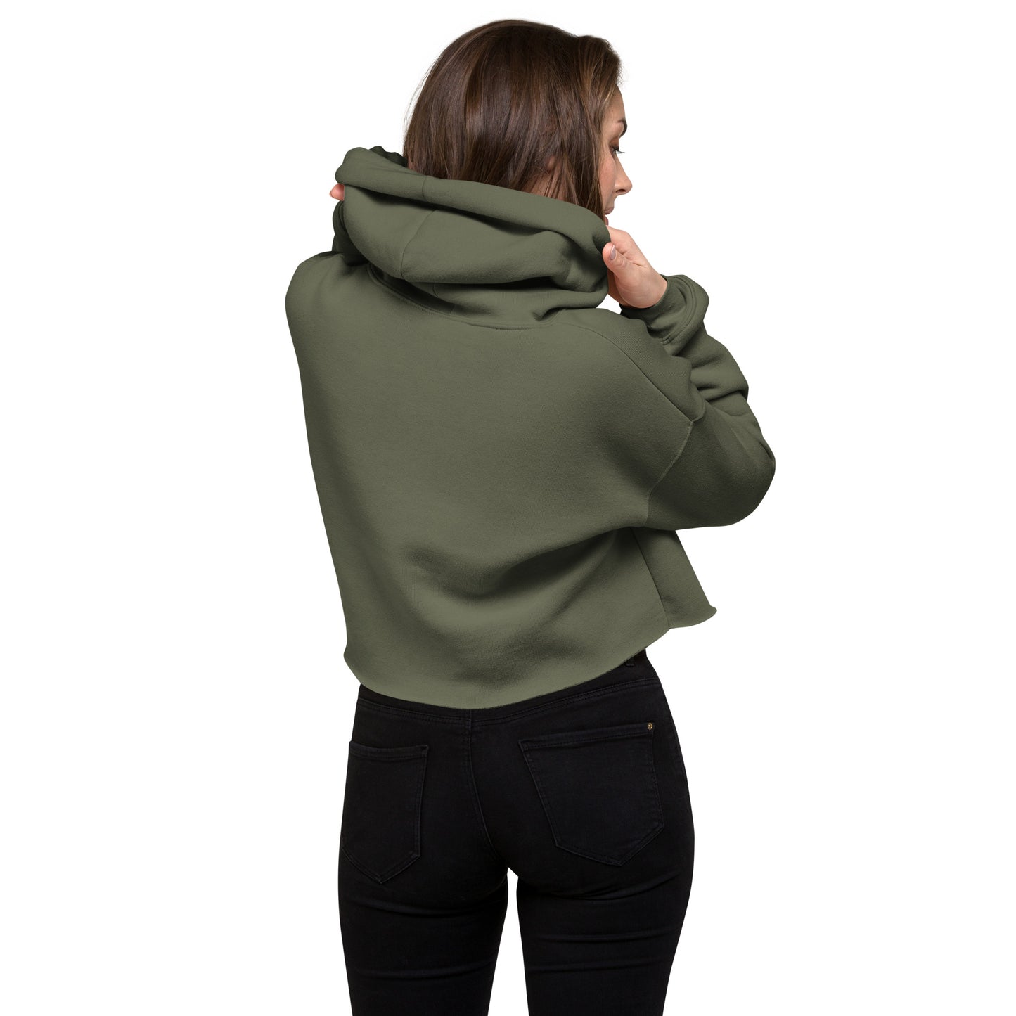 Healbean Logo Crop Hoodie