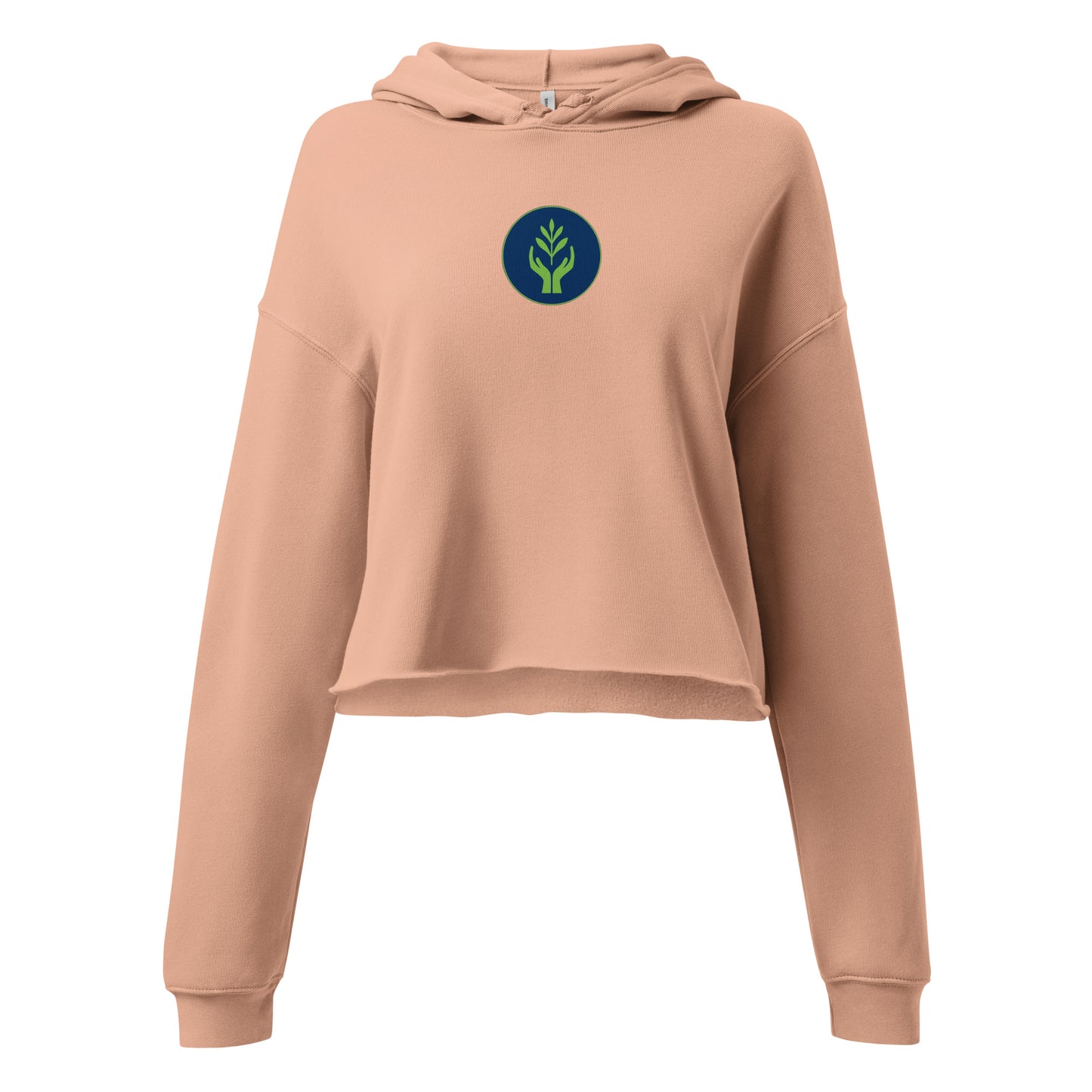 Healbean Logo Crop Hoodie