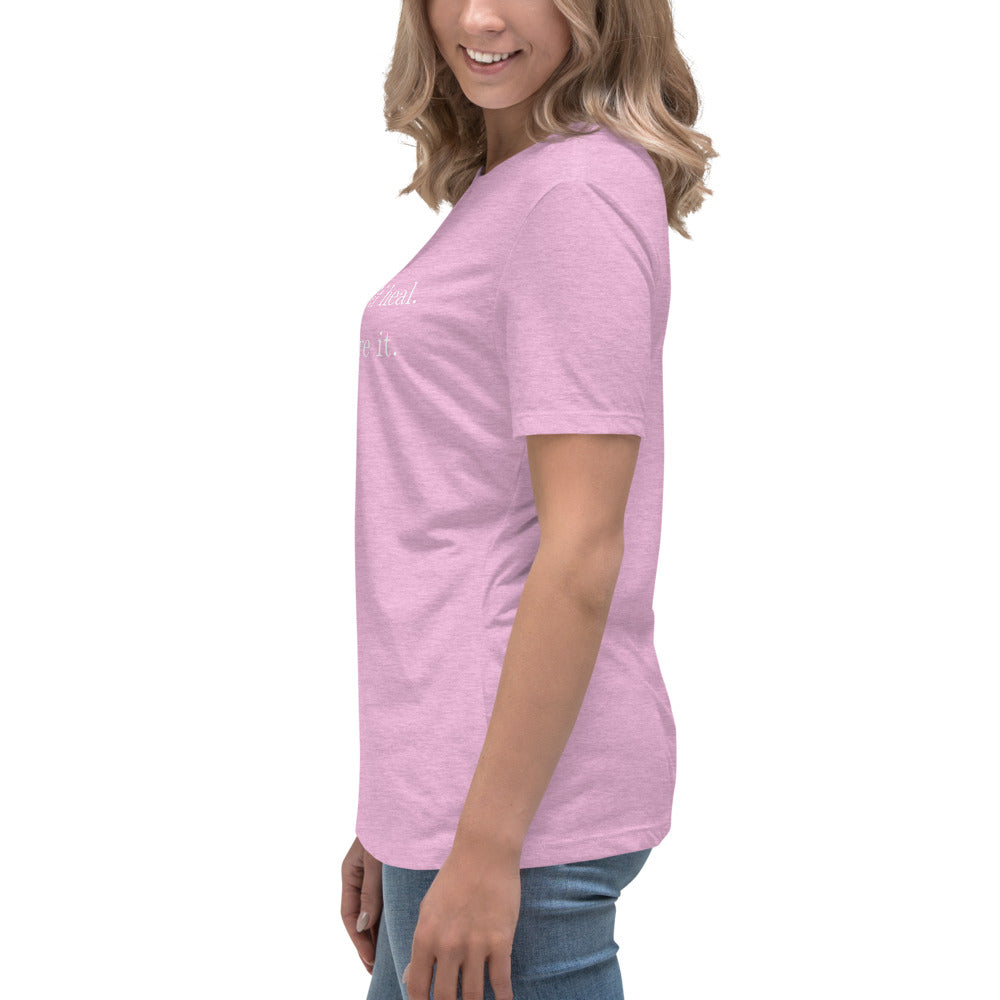 Let Yourself Heal You Deserve It Front Print Relaxed T-Shirt Women’s